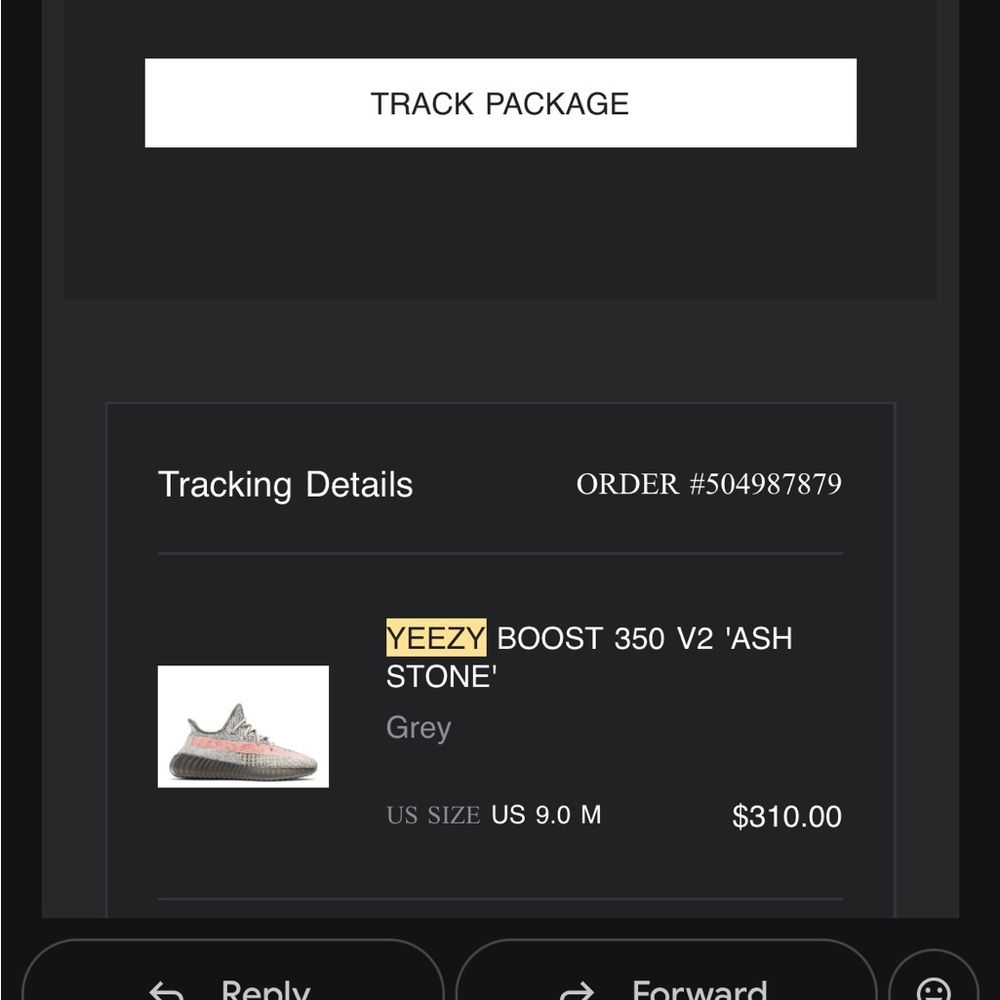 YEEZY BOOST 350 V2 'ASH STONE' - Picture 5 of 5